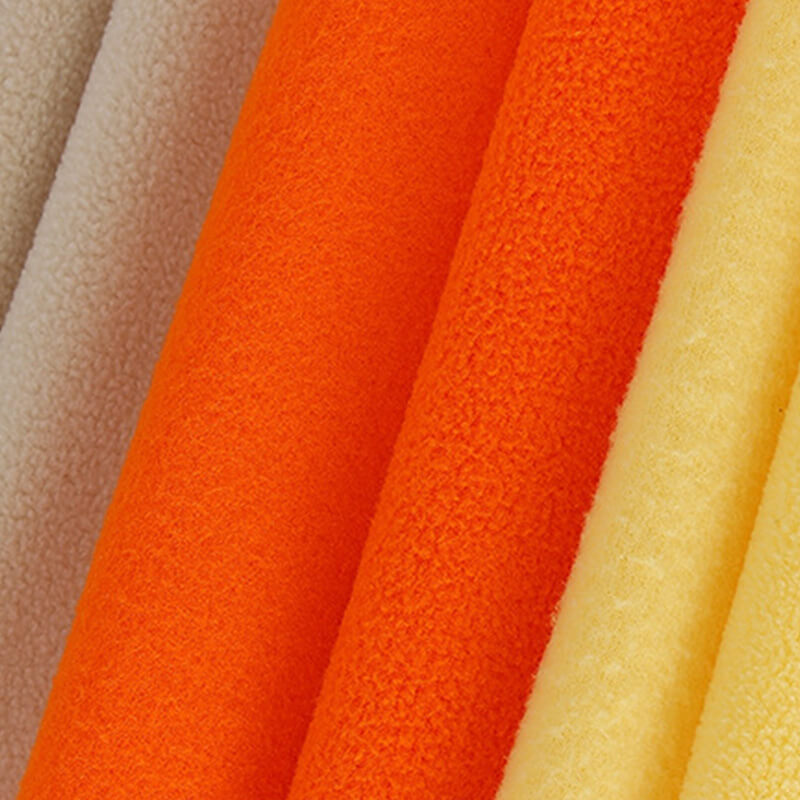 165g Polyester Knit Polar Fleece Fabric for Hoodie Wholesale Supplier 5